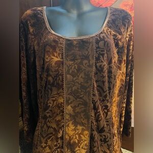 beautiful brown velvet fairy renaissance vibes shirt